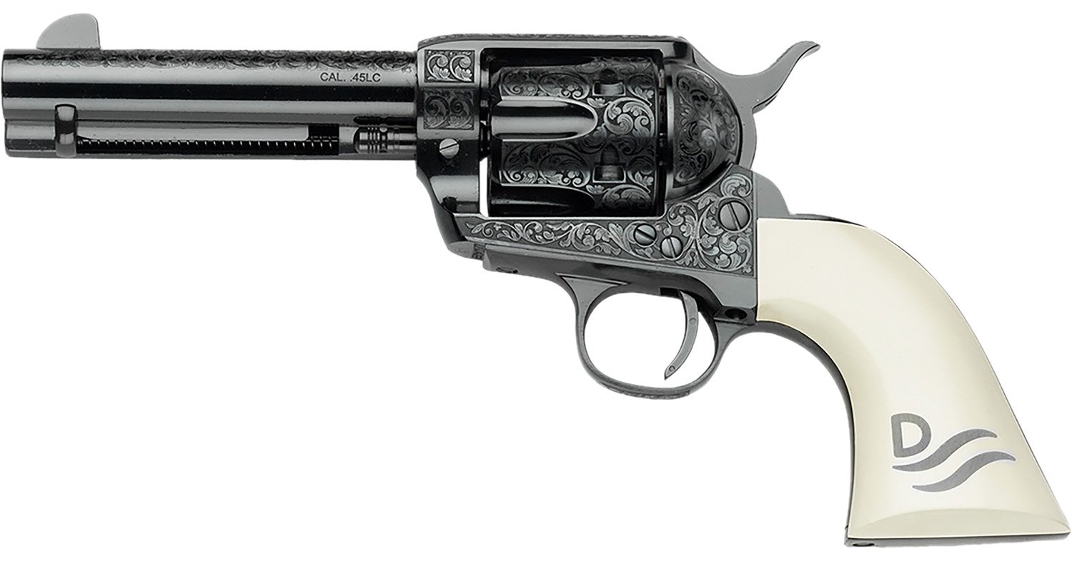 Pietta GW45RR434NMUI 1873 Red River Revolver .45 LC 4.75" Ivory Grips - PIETTA - 45 Colt (Long Colt)