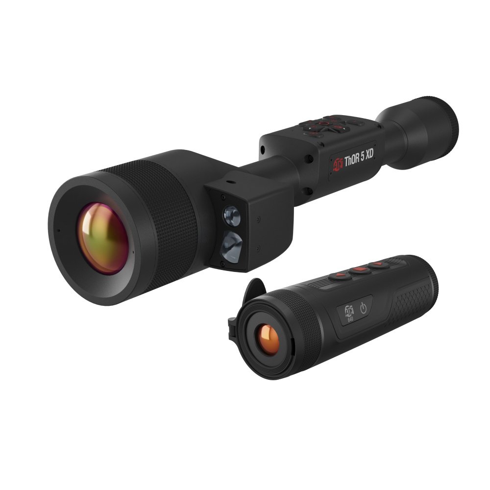ATN TIWST51250LRFKBT6 THOR 5 LRF Thermal Black 1280 X 1024 Resolution 60 FPS Built in Laser Range Finder Incl: BlazeTrek 619 Viewer TIWST51250LRFKBT6  - ATN