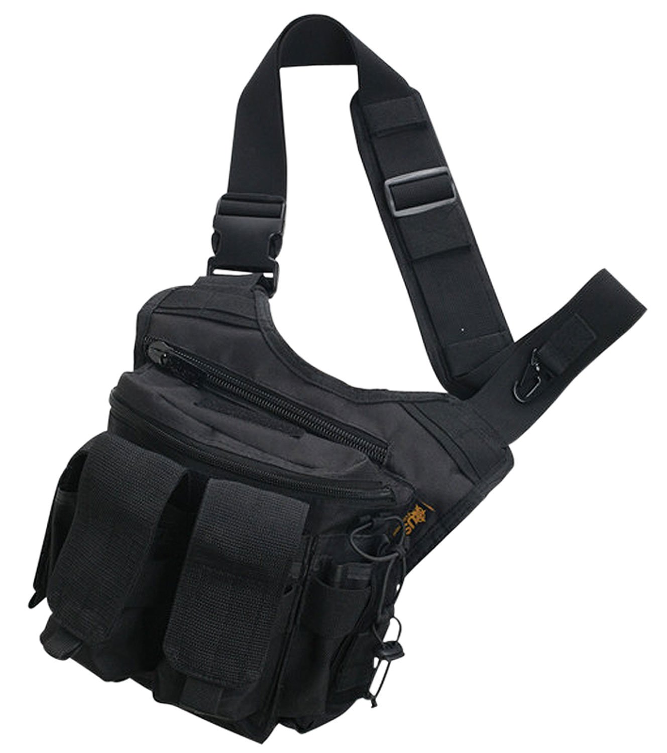 US PeaceKeeper P20307 Rapid Deployment Pack 600D Polyester Black Sling Bag - US Optics