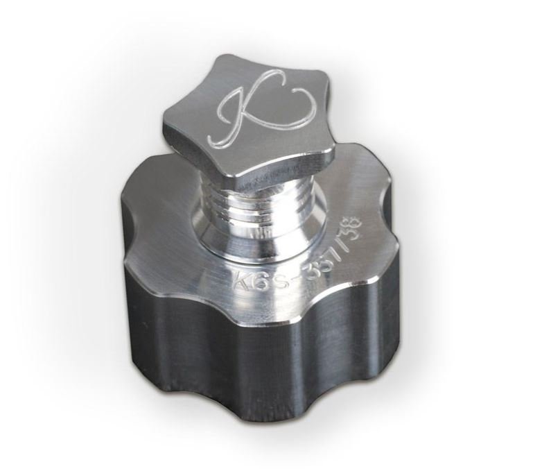 Kimber 4100021 K6s Natural Machined Aluminum Speedloader - Kimber Manufacturing, Inc. - 357 MAGNUM | 38 SPECIAL