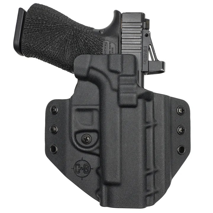 C&G Holsters 0054-100 OWB Kydex Holster for Glock 48 Right Handed Black - CG_HOLSTERS