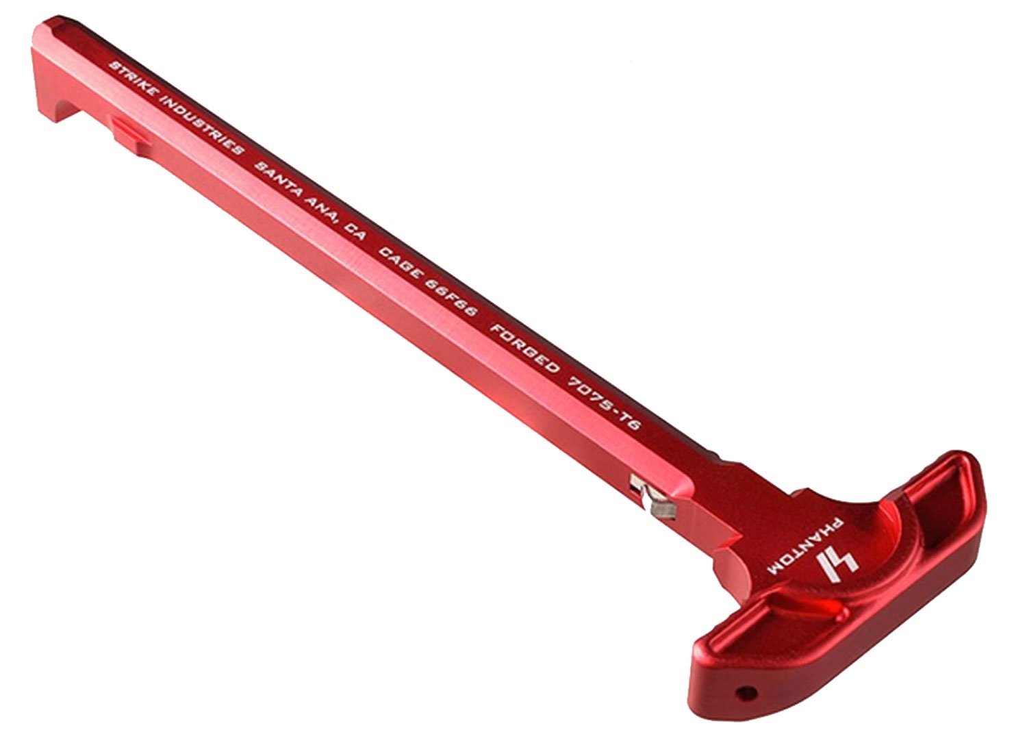 Strike Industries ARSLCHRED Latchless Charging Handle AR-15 Red Aluminum
