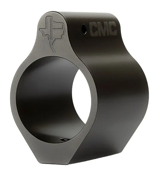 CMC Triggers Adjustable Gas Block Low Profile .750 In Black - CMC Triggers