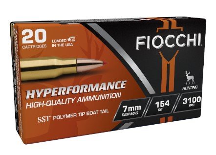 Fiocchi Extrema 7mm Remington Magnum 154 Grains SST Ammo - 20 Rounds