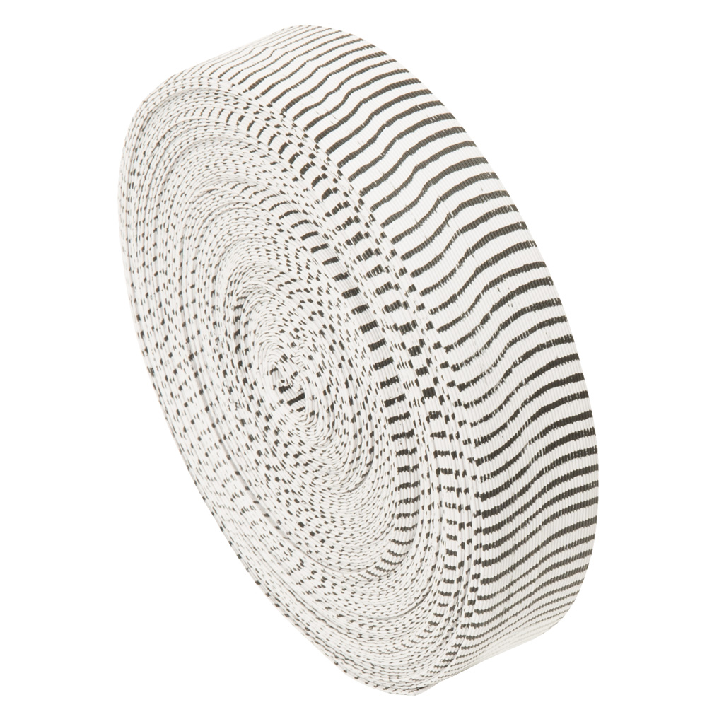 October Mountain 60971 VIBE String Silencers White/Black 85 ft.