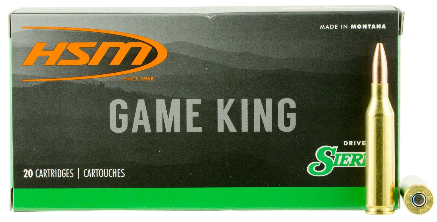 HSM 2439N Game King 243 Win 85 gr Sierra GameKing Spitzer Boat Tail 20 ... - HSM Ammunition - 243 Win
