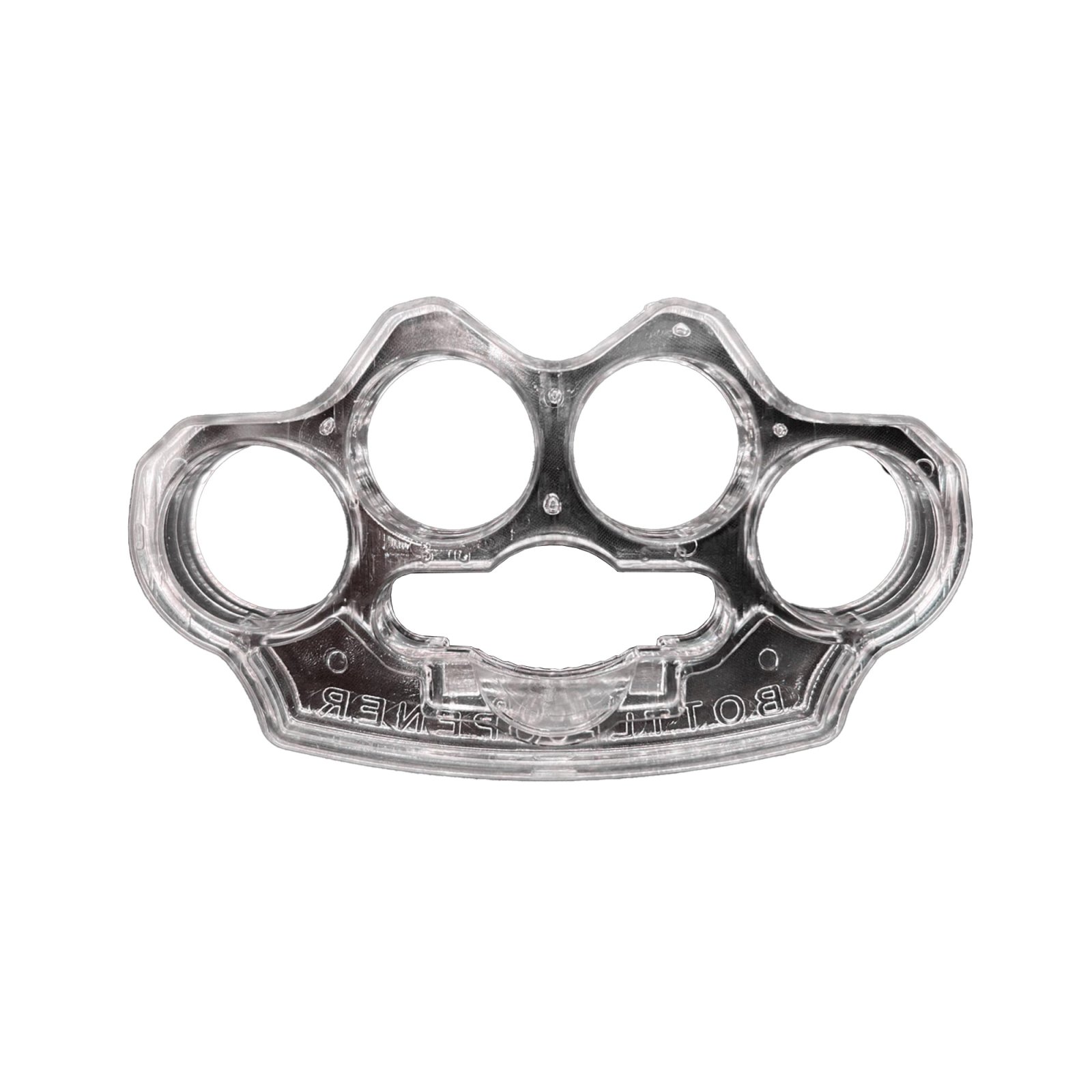 Caliber Gourmet Plastic Knuckles Bottle Opener Clear