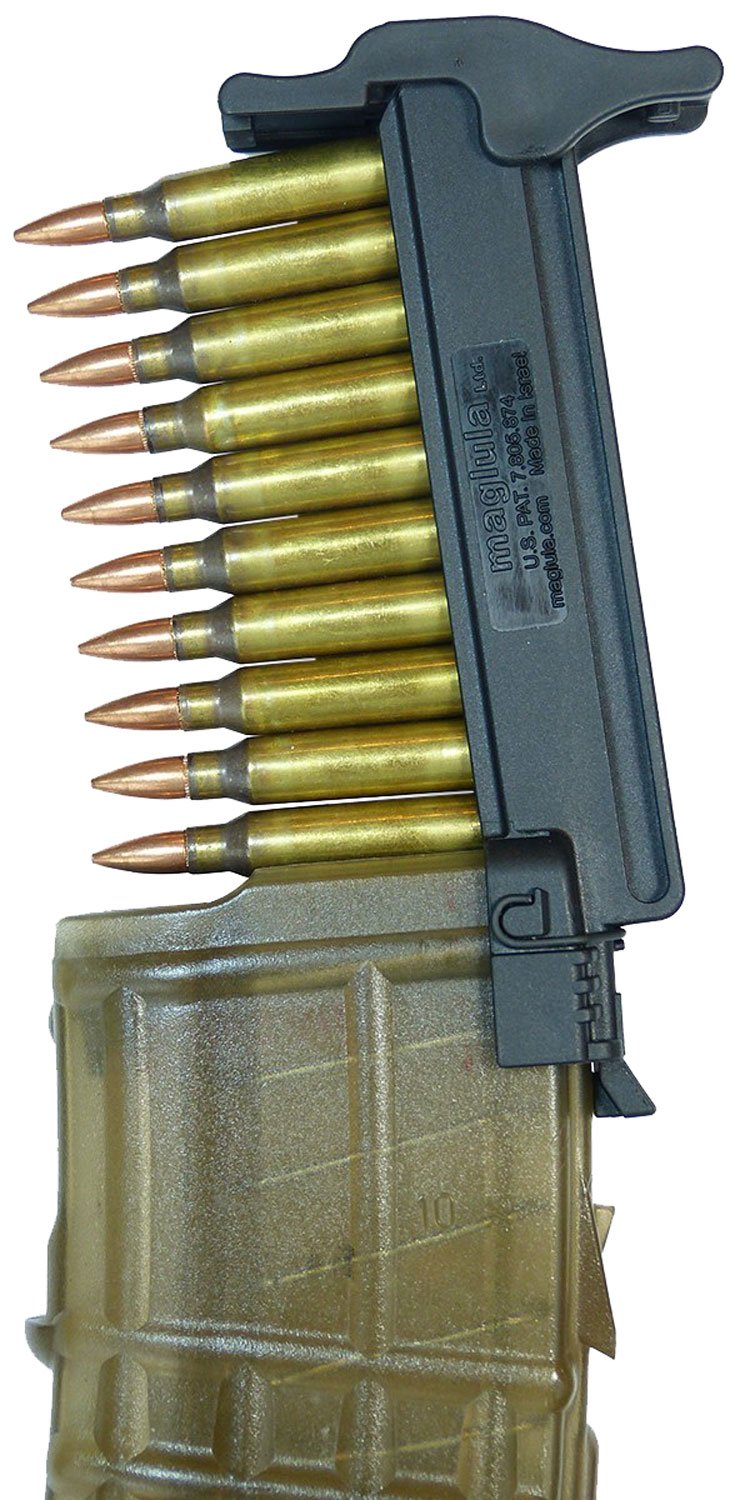 Maglula LU54B StripLULA Loader Black Polymer 10rd 223/5.56 NATO AUG - MAGLULA - 223 Rem/5.56NATO