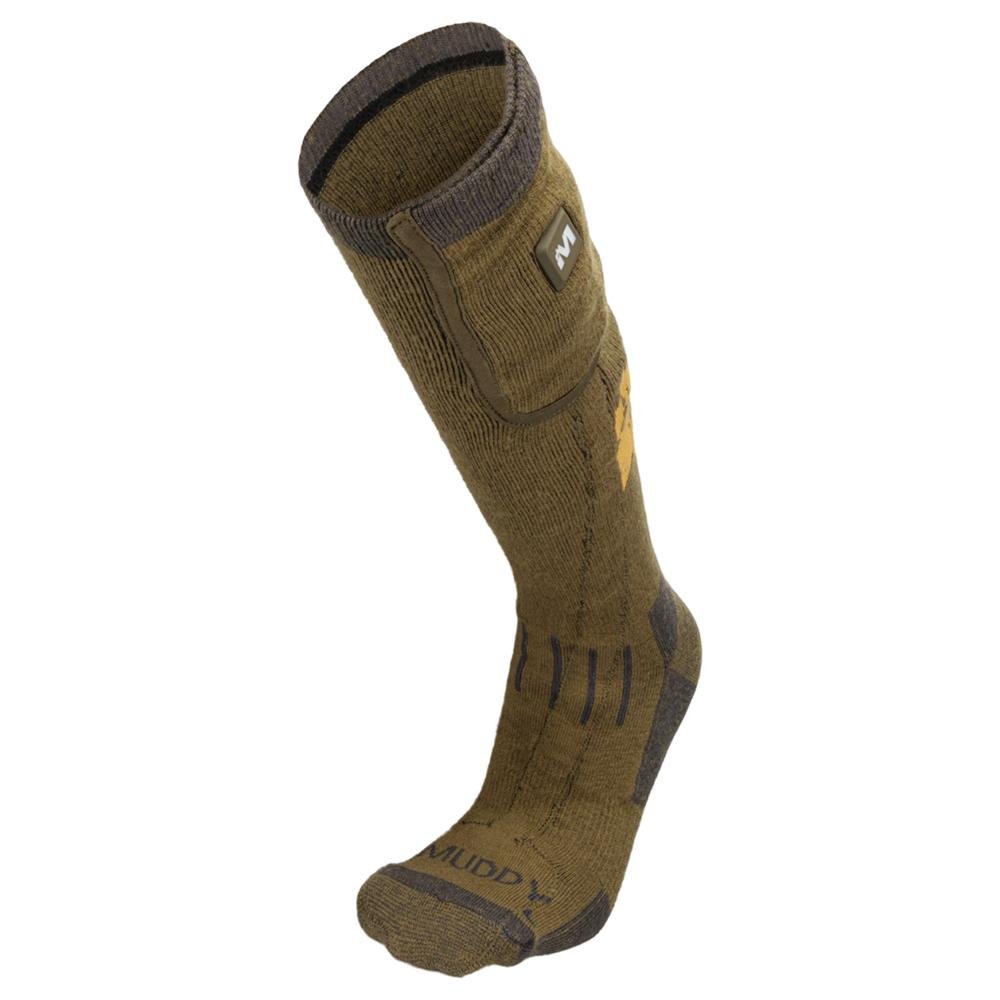 Muddy MUD-HT-SOCK-CL-LXL Heated Socks Brown Clay L/XL