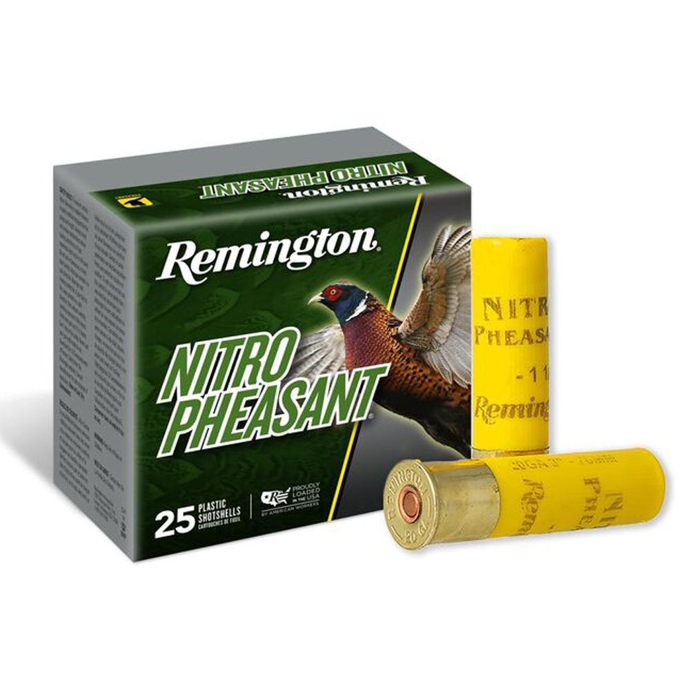 Remington Nitro Pheasant 20 Gauge 2.75in 1oz Shot Size 5 25 Rounds