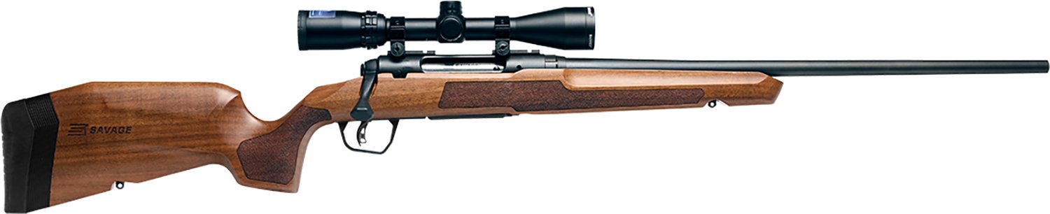Savage 32257 Axis 2 XP .223 Rifle, Matte Black, Hardwood Stock, 22" Barrel - SAVAGE ARMS - 223 Rem