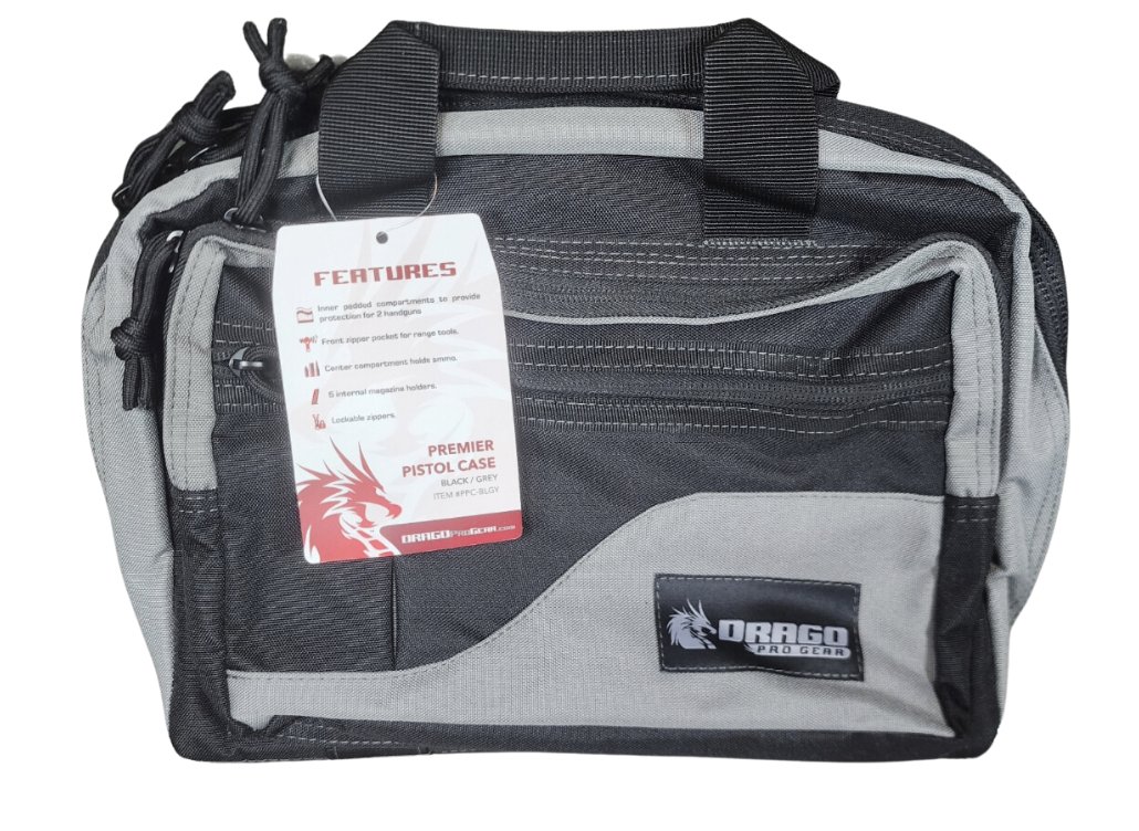 DRAGO GEAR PPC BLGY Black Tactical Pistol Case