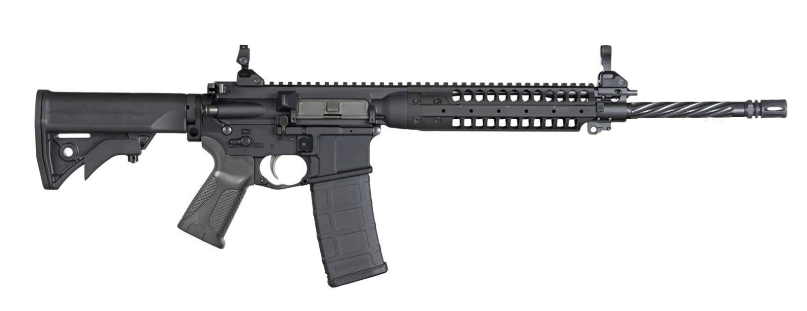LWRCI ICER5B16 M6 AR-15 5.56 NATO Rifle, 16" Fluted Barrel, 30-Rd Black - LWRC International