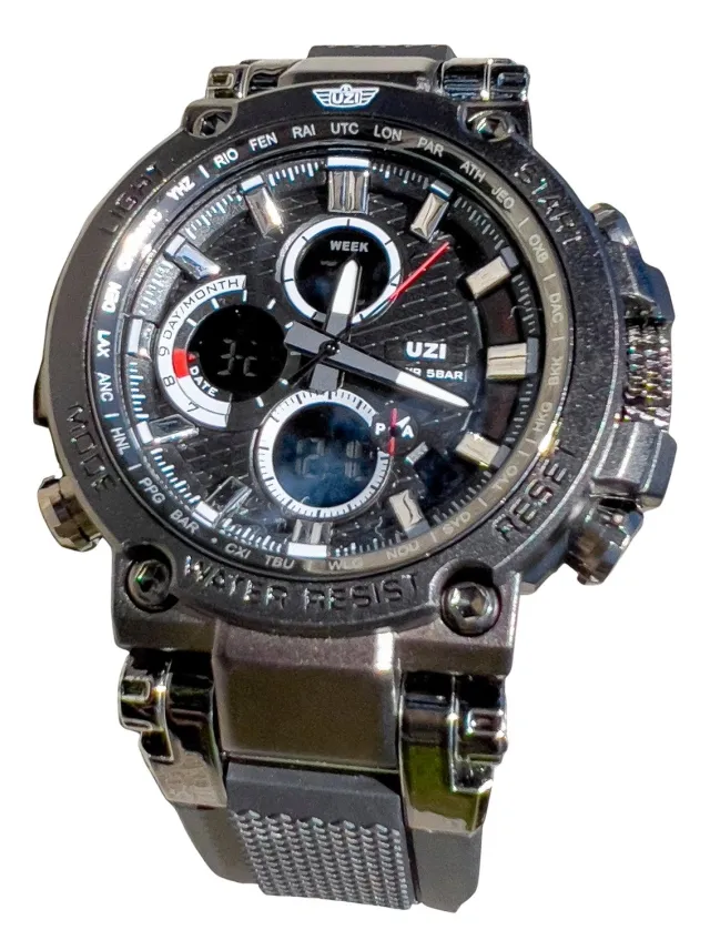 Buy CAMP UZI-W1803BLK UZI SHOCK DIGITAL WATCH BLK online