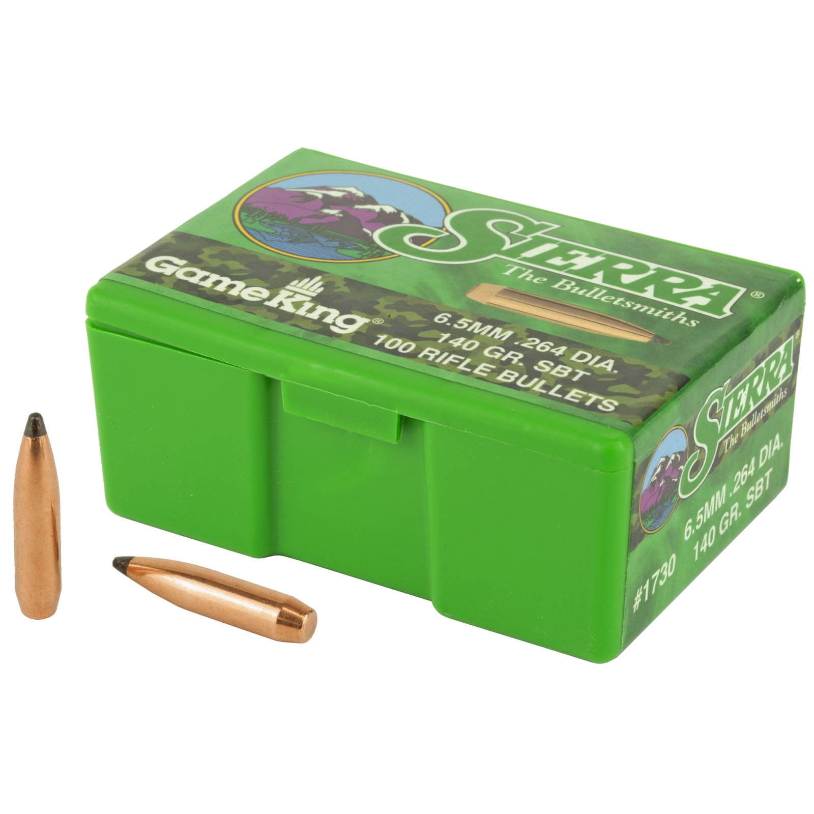 Buy Sierra 1730 GameKing 6.5 Creedmoor .264 140gr Spitzer BT (SBT) 100 Per Box online