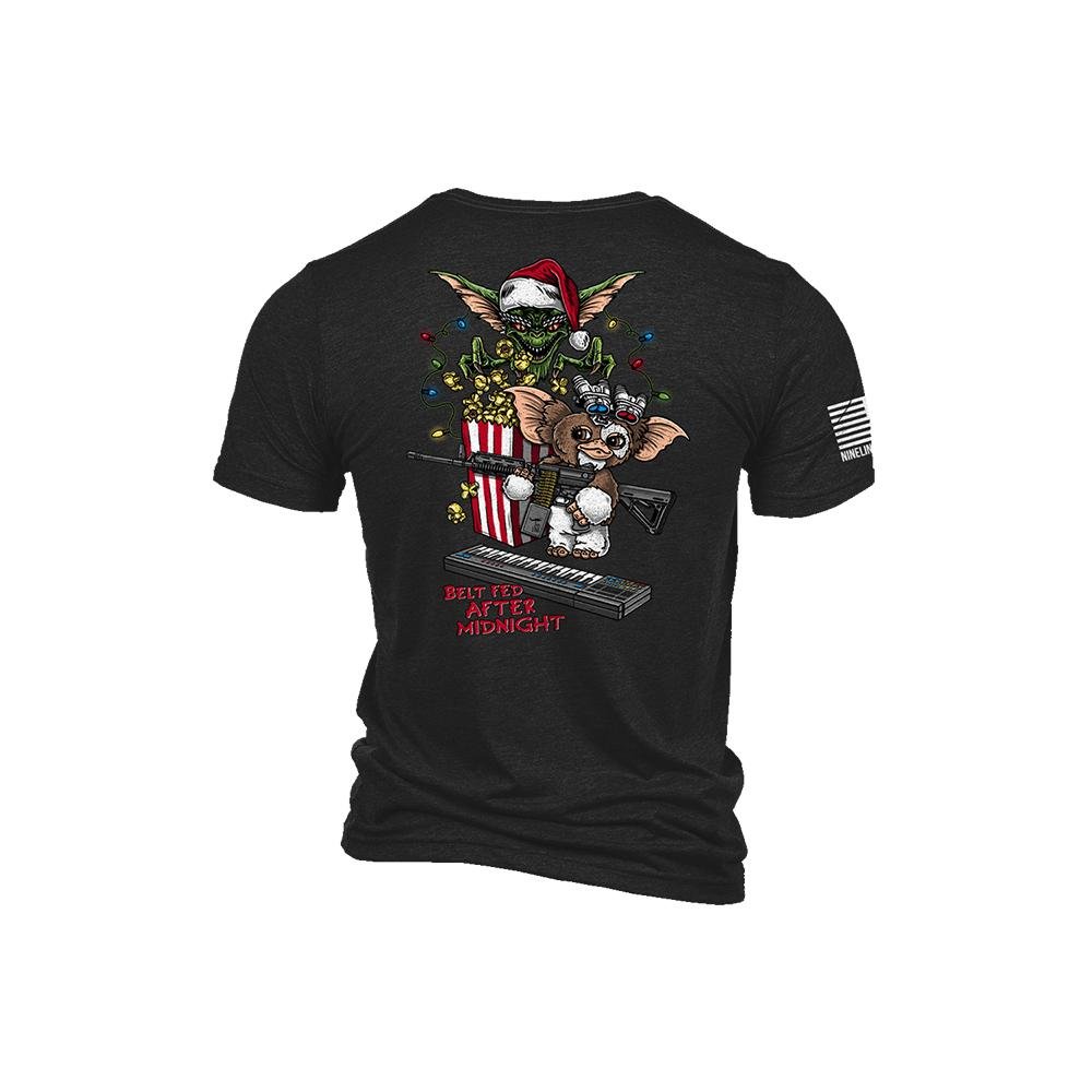 Nine Line BELTFED-TSTRI Triblend Short Sleeve Shirt Black S - Nine Line Apparel