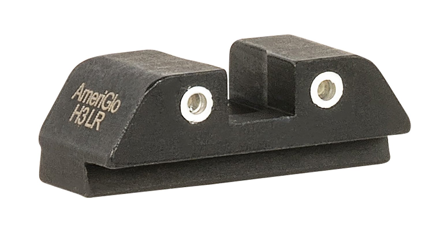 AmeriGlo GL8113R Tritium Rear Sight for Glock Gen 1-5, Green/White - AMER - STEEL