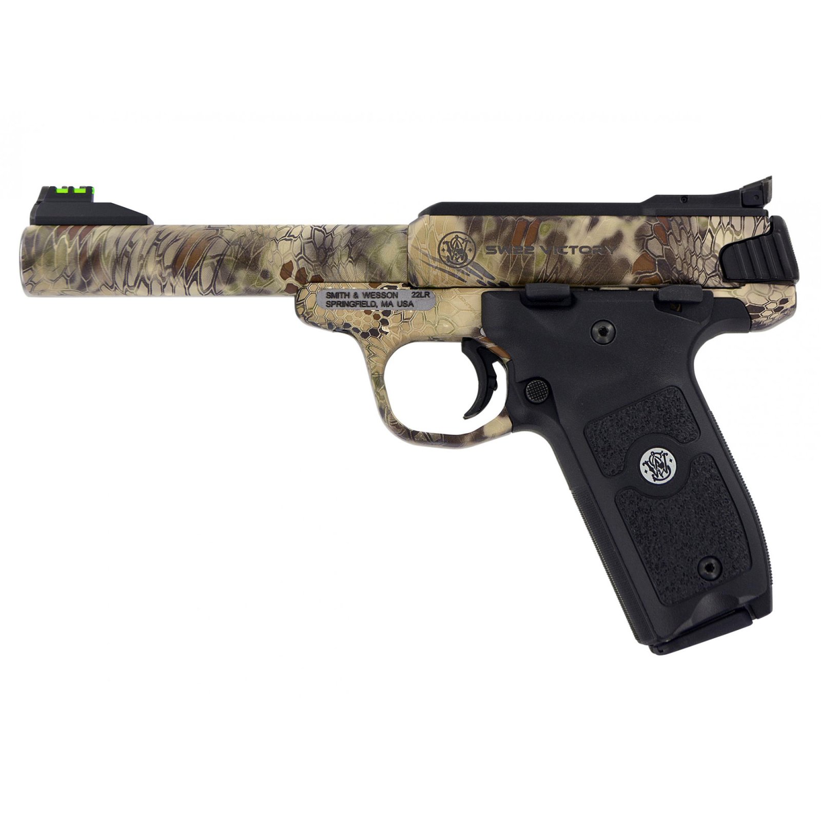 Smith & Wesson SW22 Victory .22 LR 5.5 in Kryptek Highlander 10 Round - Smith & Wesson - 22 LR