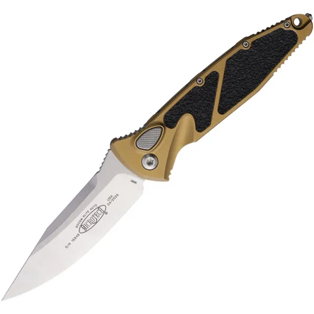 Microtech 160A-10TA Socom Elite SE 3.98 In Stonewash Tan Alu Hndl