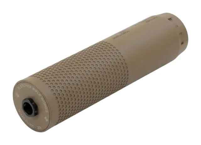 Fletcher Rifle Works TEXASFLOOD 30 Cal/5.56mm 1.75" Tan Titanium 1.375"x24 - FLETCHER for sale at TheGunDock