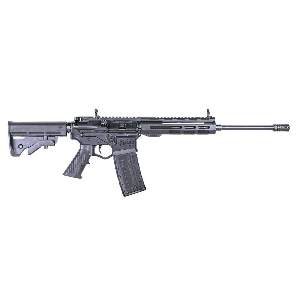 ATI Alpha-15 Maxx 5.56x45mm NATO 16" Pencil Barrel Black Metal/Polymer Rec 9" M-LOK Handguard OEM MM4 Stock A2 - American Tactical Imports - 5.56MM