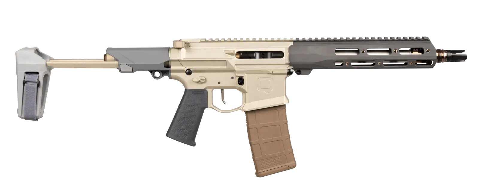 Q Honey Badger HB-556-10IN-PISTOL 5.56 NATO 10 In Flat Dark Earth 30-Rounds - Q LLC - 223 Rem | 5.56 NATO