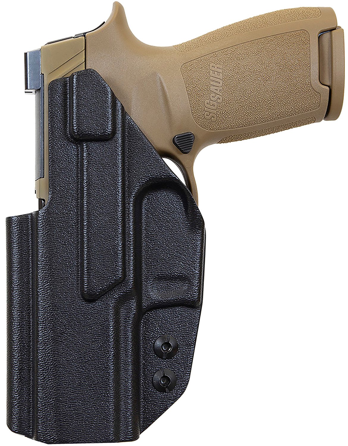 1791 Gunleather TAC-IWB-P320-BLK-R Kydex IWB Holster P320 Black RH - 1791 Gunleather - BLACK