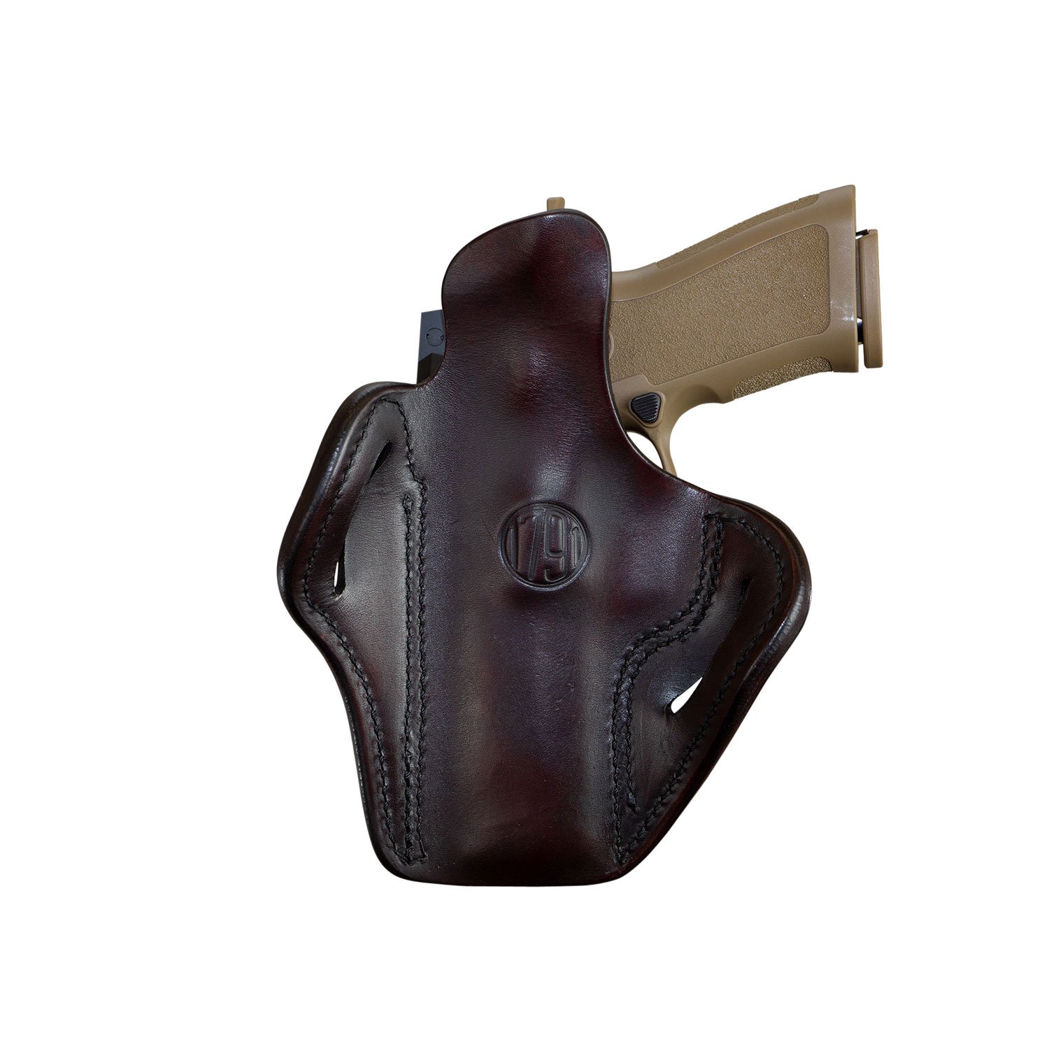 1791 Gunleather OR-BH2.4-SBR-R Optic Ready Holster Signature Brown RH - 1791 Gunleather - SIGNATURE BROWN
