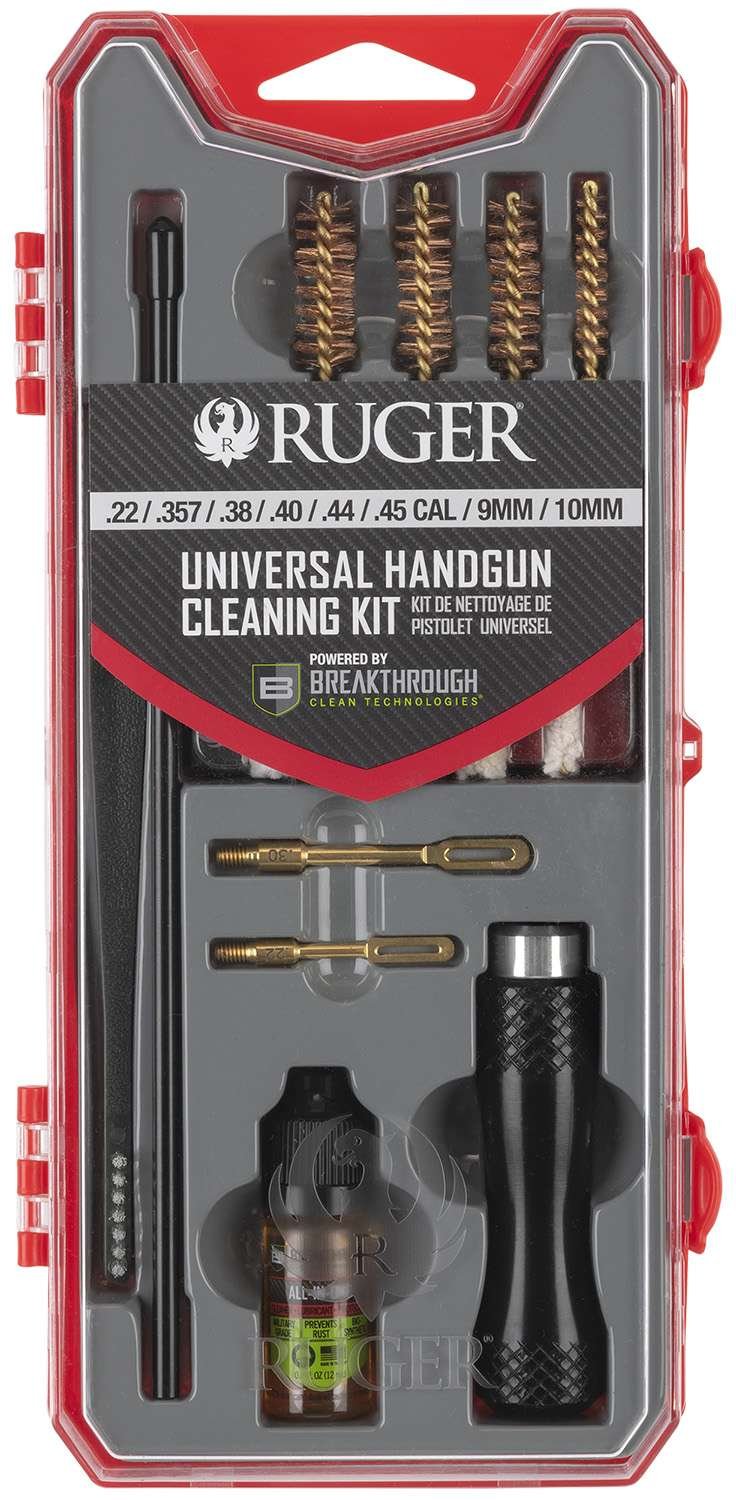 Allen 27876 Ruger BCT Universal Handgun Cleaning Kit - Ruger - .22-.45