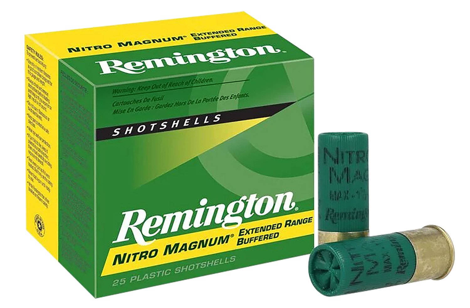 Remington 20376 Nitro Magnum 12 Gauge, 3in, 1 5/8 oz, #6 Shot, 1280 FPS, 25 Rounds Upland Turkey Ammo