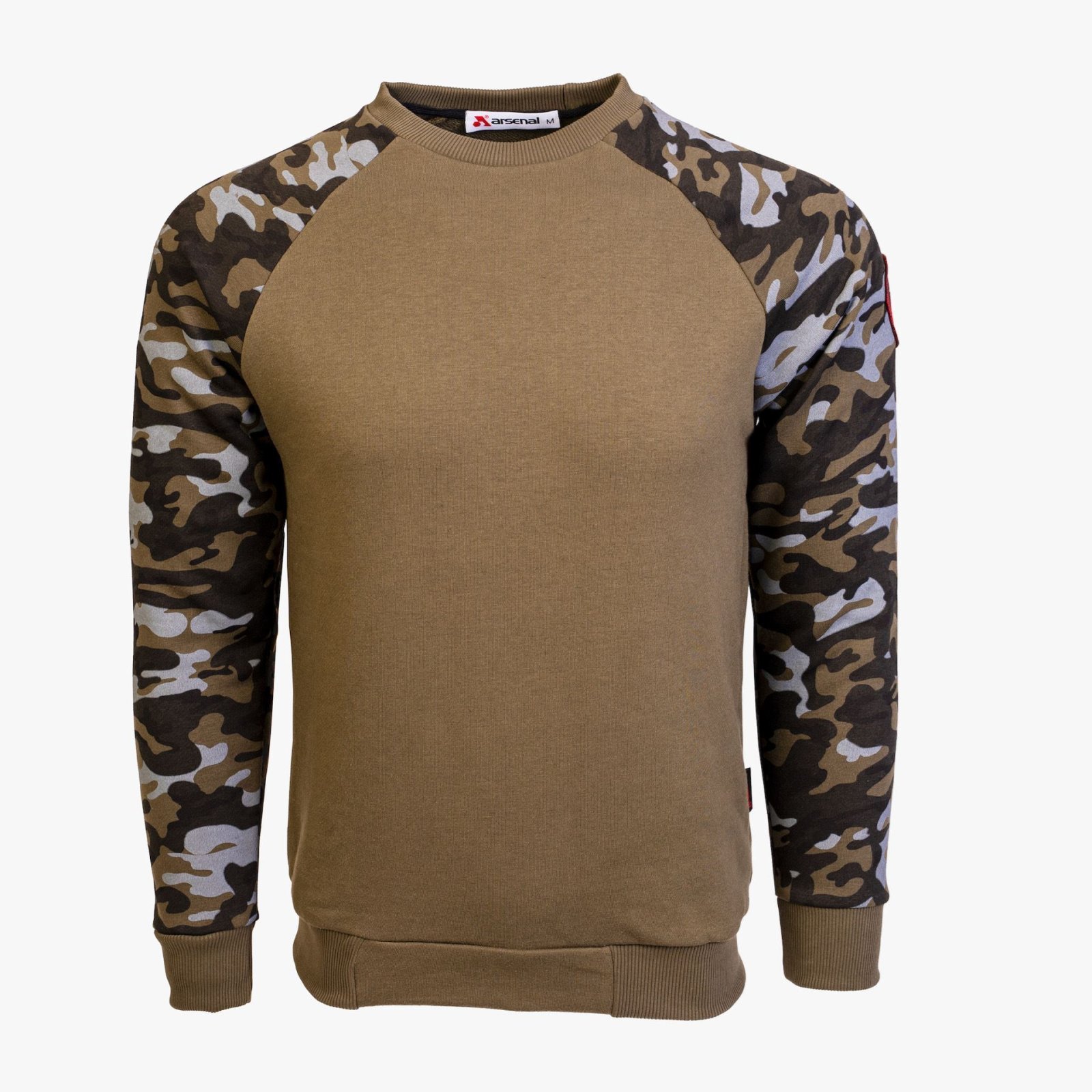 Arsenal XX-Large Khaki / Camo Series Utility Cotton-Poly Standard Fit Pullover Sweater - Arsenal