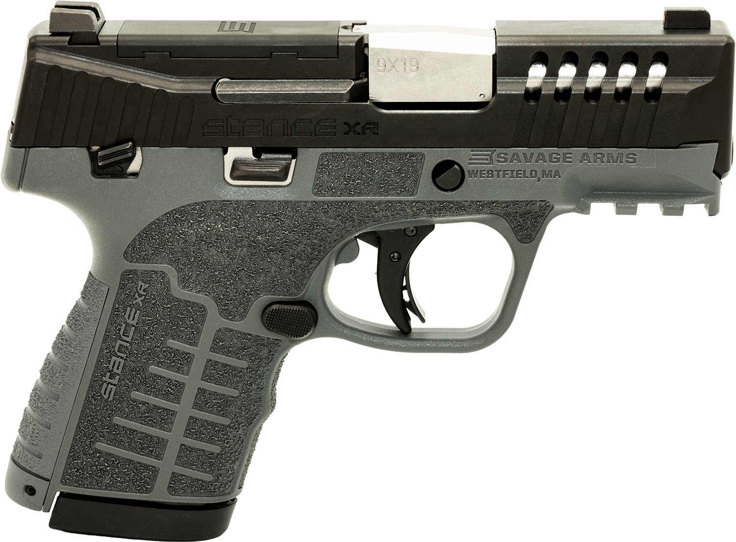 Savage Arms 67058 Stance XR 9mm 13+1 3.20" Black Nitride Slide Gray Grip - Savage Arms - 9mm