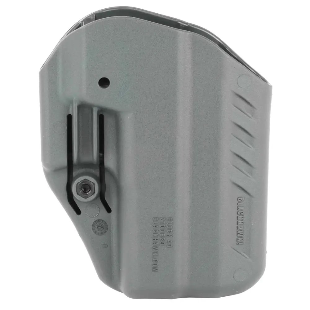 Blackhawk A.R.C. IWB Urban Gray Glock 43 Holster, Ambidextrous, Adjustable, Injection-Molded Polymer, 417568UG