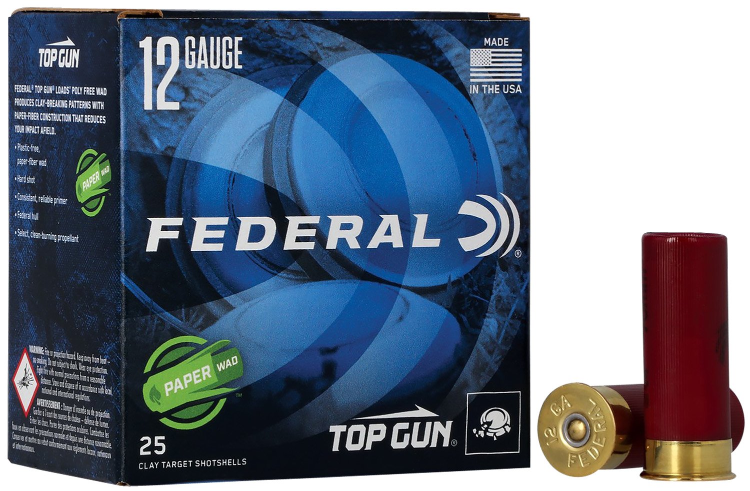 Federal GMT12178 12 Gauge 2.75in 1oz Lead Shot Size 8 25 Rounds