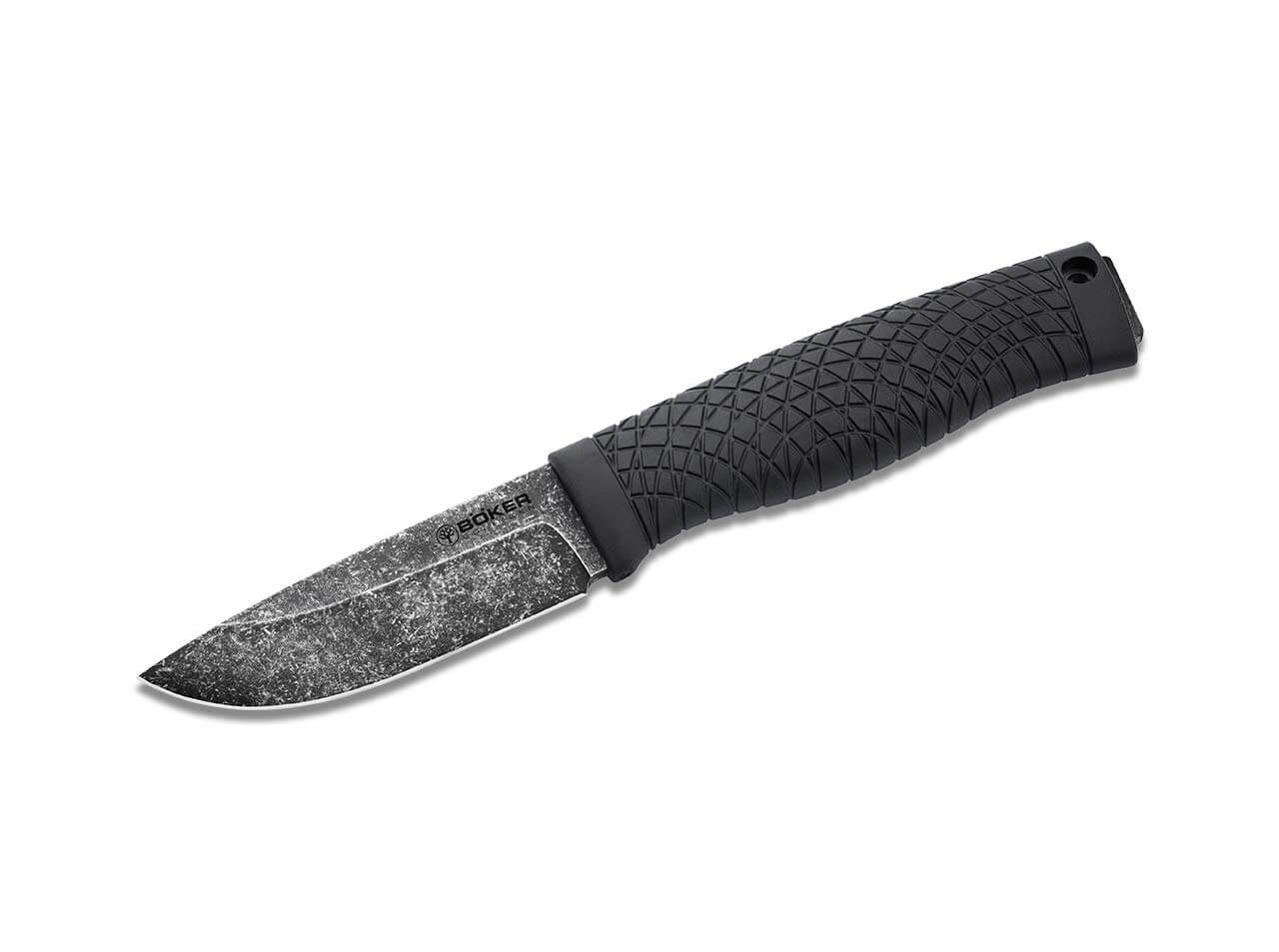 Boker Bronco Mini 788857061022 Drop Point Knife Black Blade