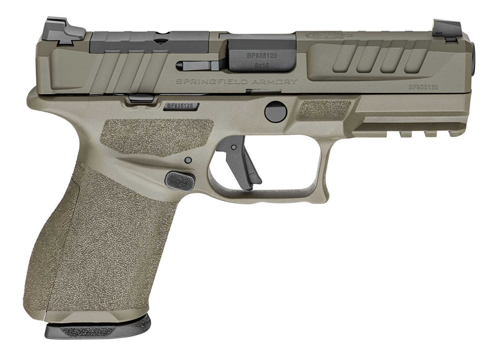 Springfield Armory EC9459GLC-U Echelon 9mm Pistol 10+1 OD Green