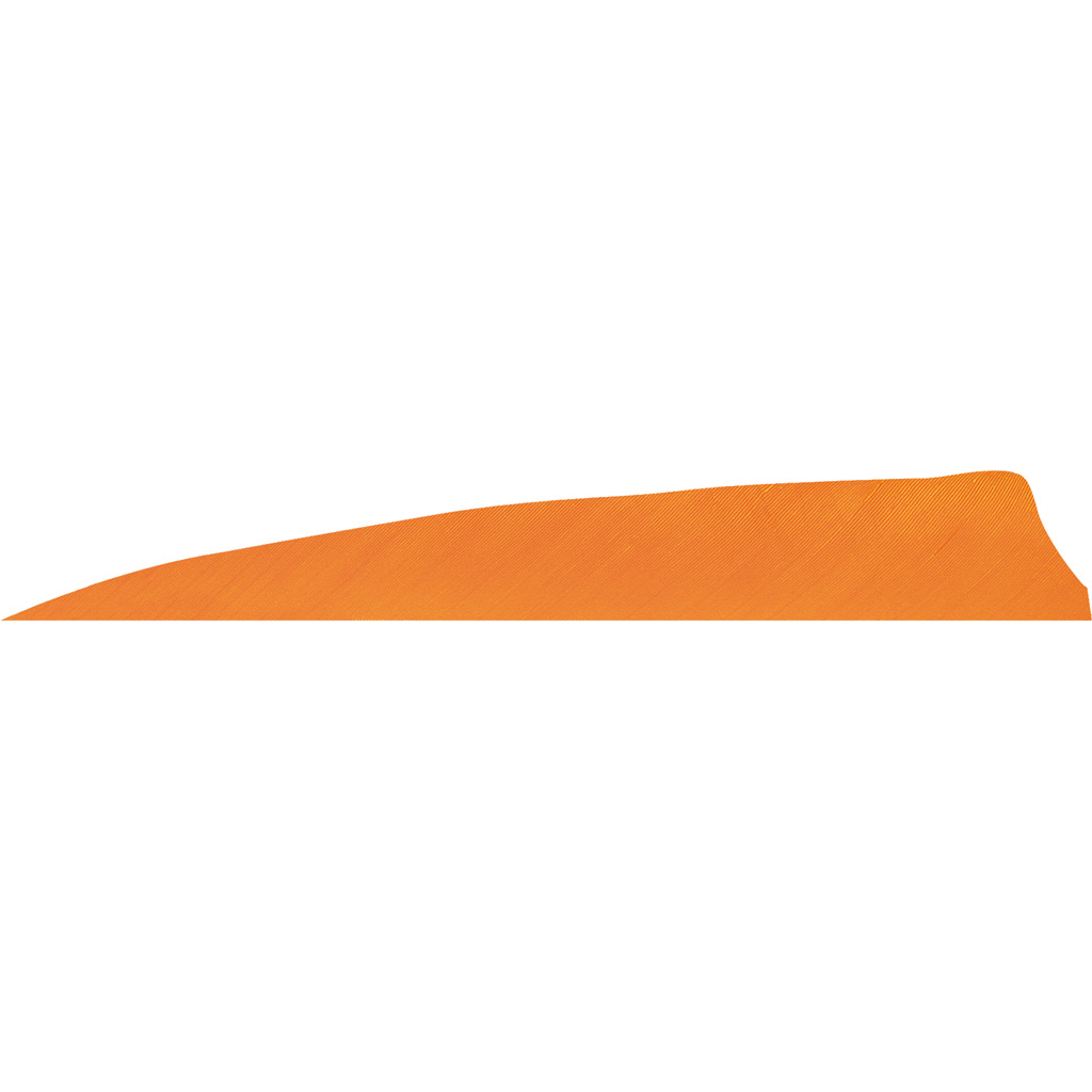 Gateway 400LSSFO-50 Shield Cut Feathers Flo Orange 4in LW 50pk