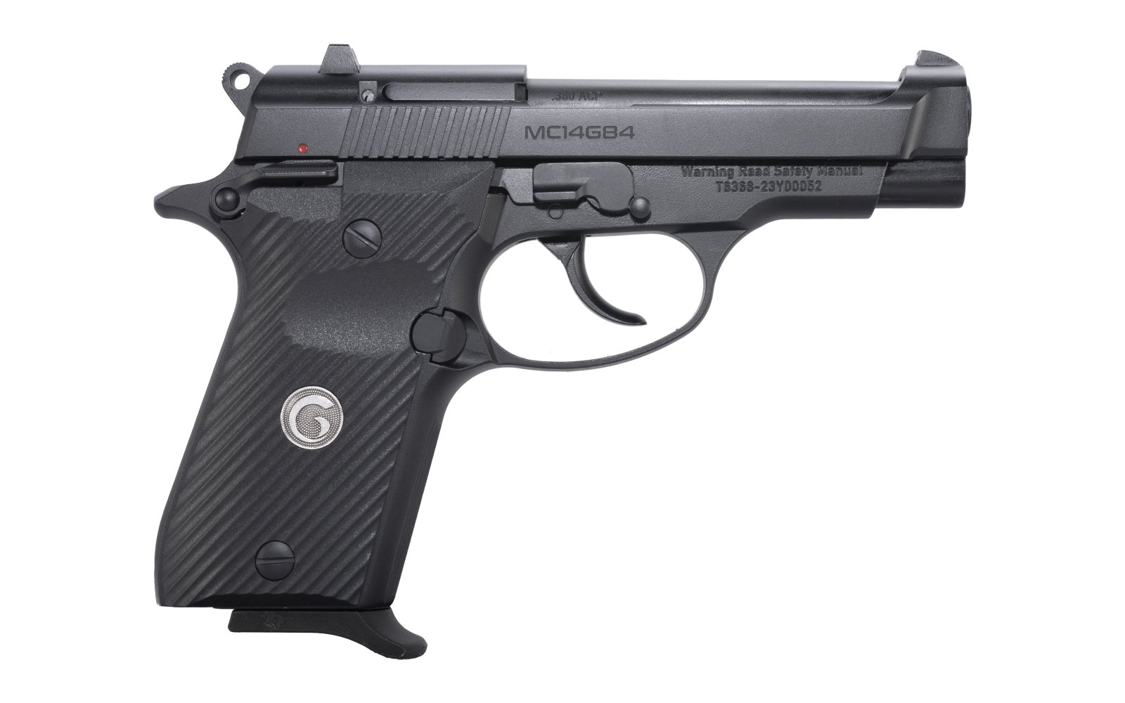 Girsan MC14 390825 .380 ACP Pistol 13+1 3.8" Barrel Black Composite Grips - EAA - 380 ACP