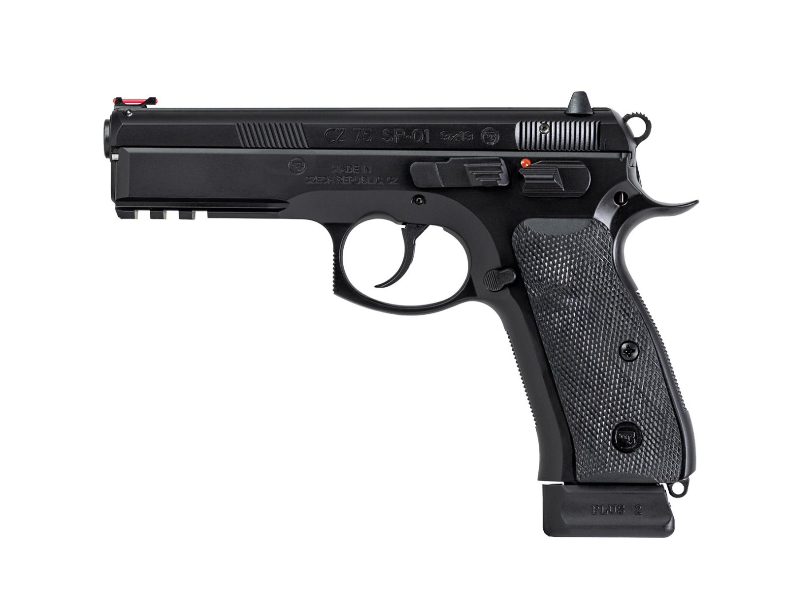 CZ-USA SP-01 9mm 4.6" Black Polycoat Semi-Auto Pistol