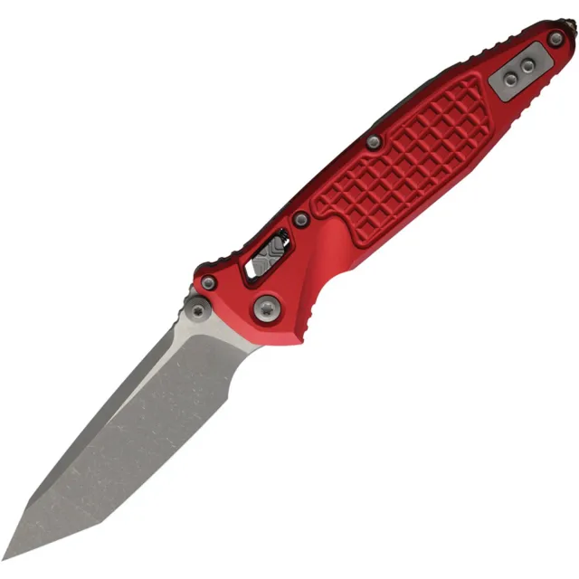 Microtech SOCOM RAM-LOK 4 In T/E Apocalyptic Red Aluminium Standard Frag