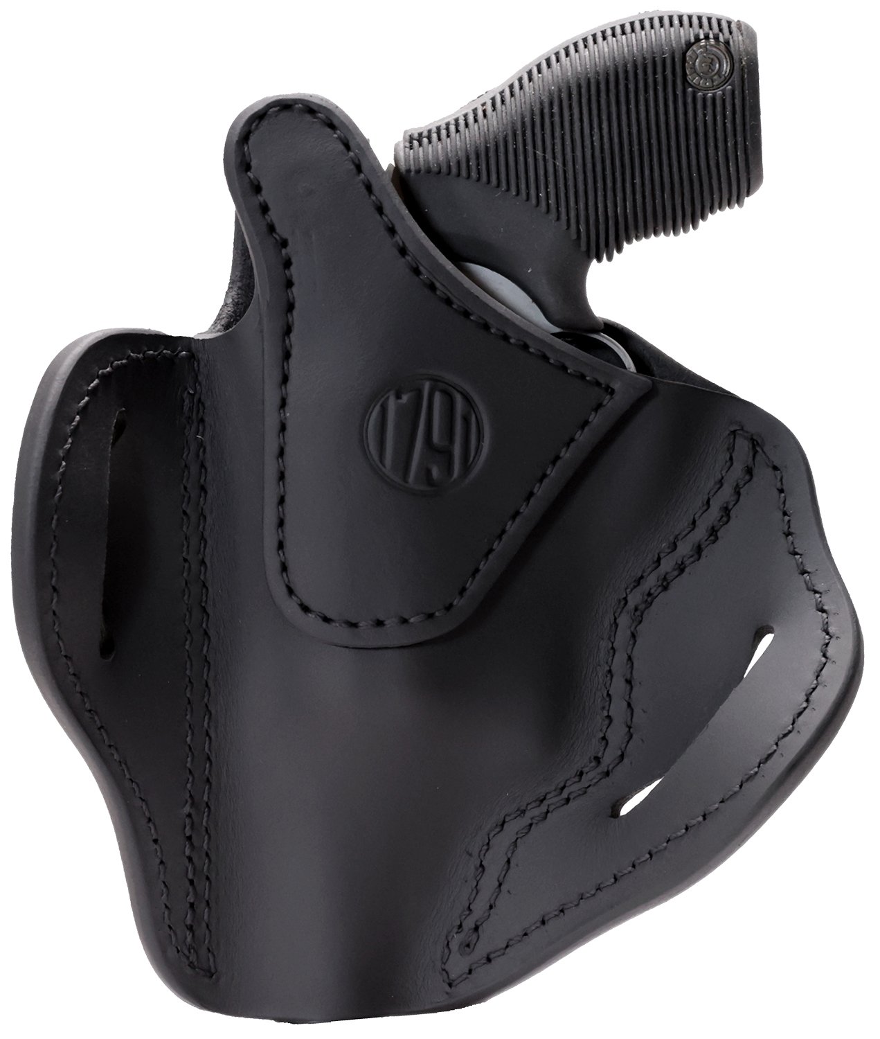 1791 Gunleather RVHX-3-SBL-R Revolver Holster Stealth Black RH - 1791 Gunleather - STEALTH BLACK