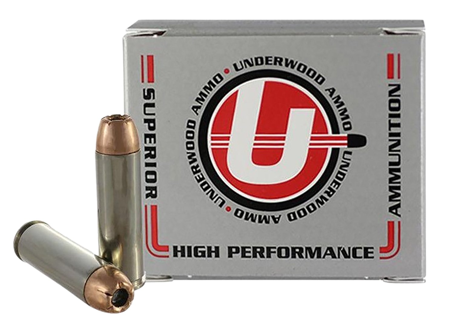 Underwood 500 S&W Magnum 350gr XTP JHP Ammo 20rd 1912fps - Underwood Ammo - .500 S&W MAGNUM