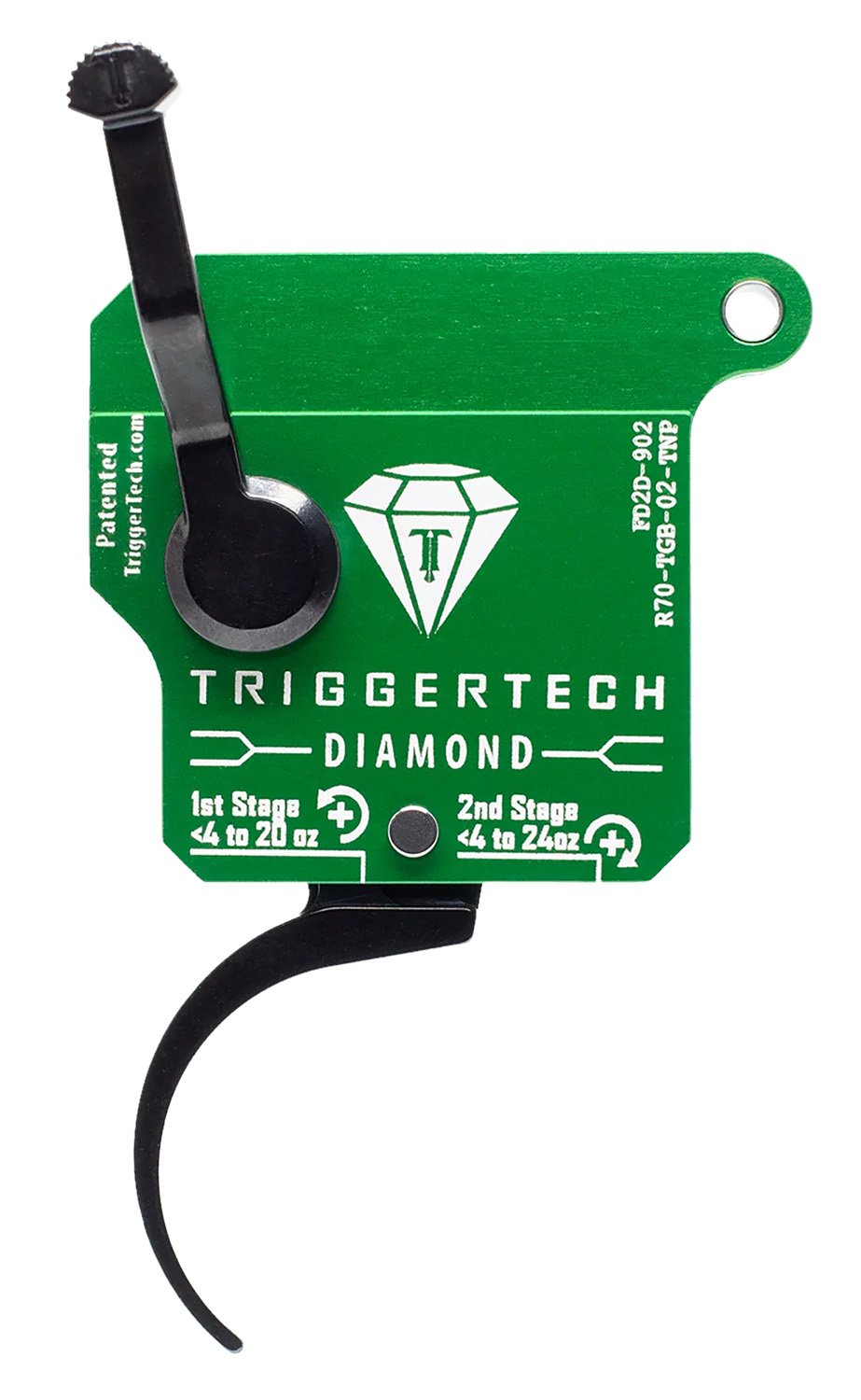 Buy TriggerTech R70TGB02TNP Diamond Two-Stage Trigger 0.50-2.80 lbs Green online