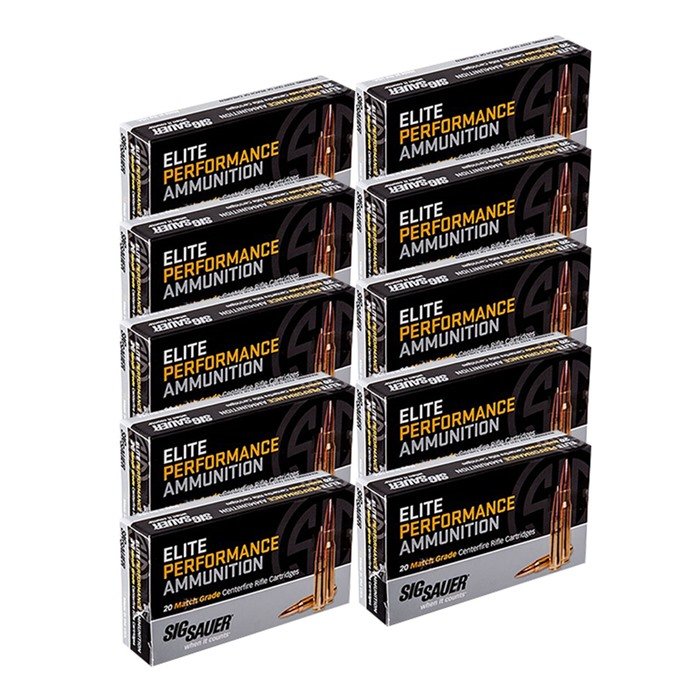 Sig SAUER, INC. MARKSMAN ELITE 308 WINCHESTER 168GR MATCH OTM 200/CASE