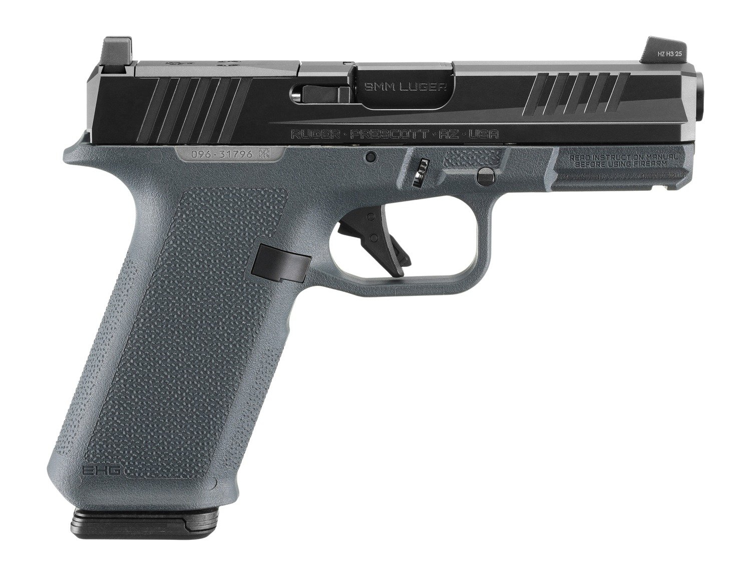 Ruger RXM Handgun 9mm Luger 17rd Magazines (2) 4 Barrel Grey OR - RUGER