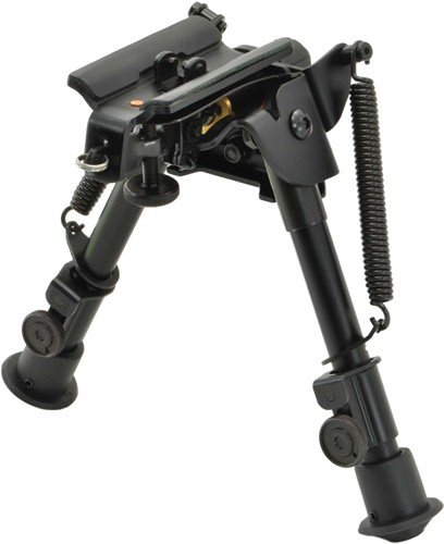 Aimtech AFA-10855 Bipod 6-9 in Black Heavy Duty Lever Locking Pivot - Aimtech