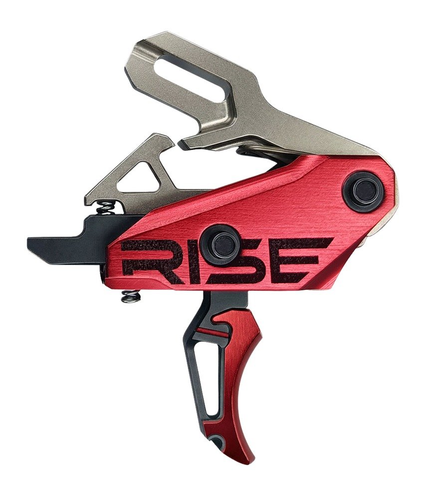 Rise Armament 535 G2 Trigger Fits AR Style Rifles Black and Red