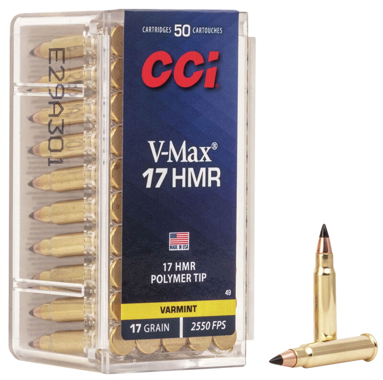 Buy CCI VMAX 17 HMR 17 Grain Hornady V-Max 50 Per Box online