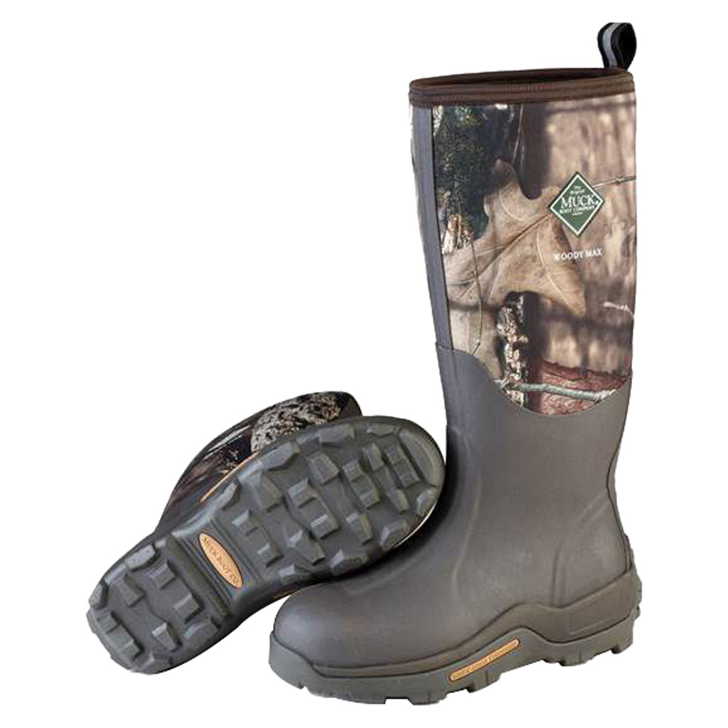 Muck WDM-MOCT-MOK-140 Woody Max Boot Mossy Oak, Waterproof, -40 degF to 40 degF