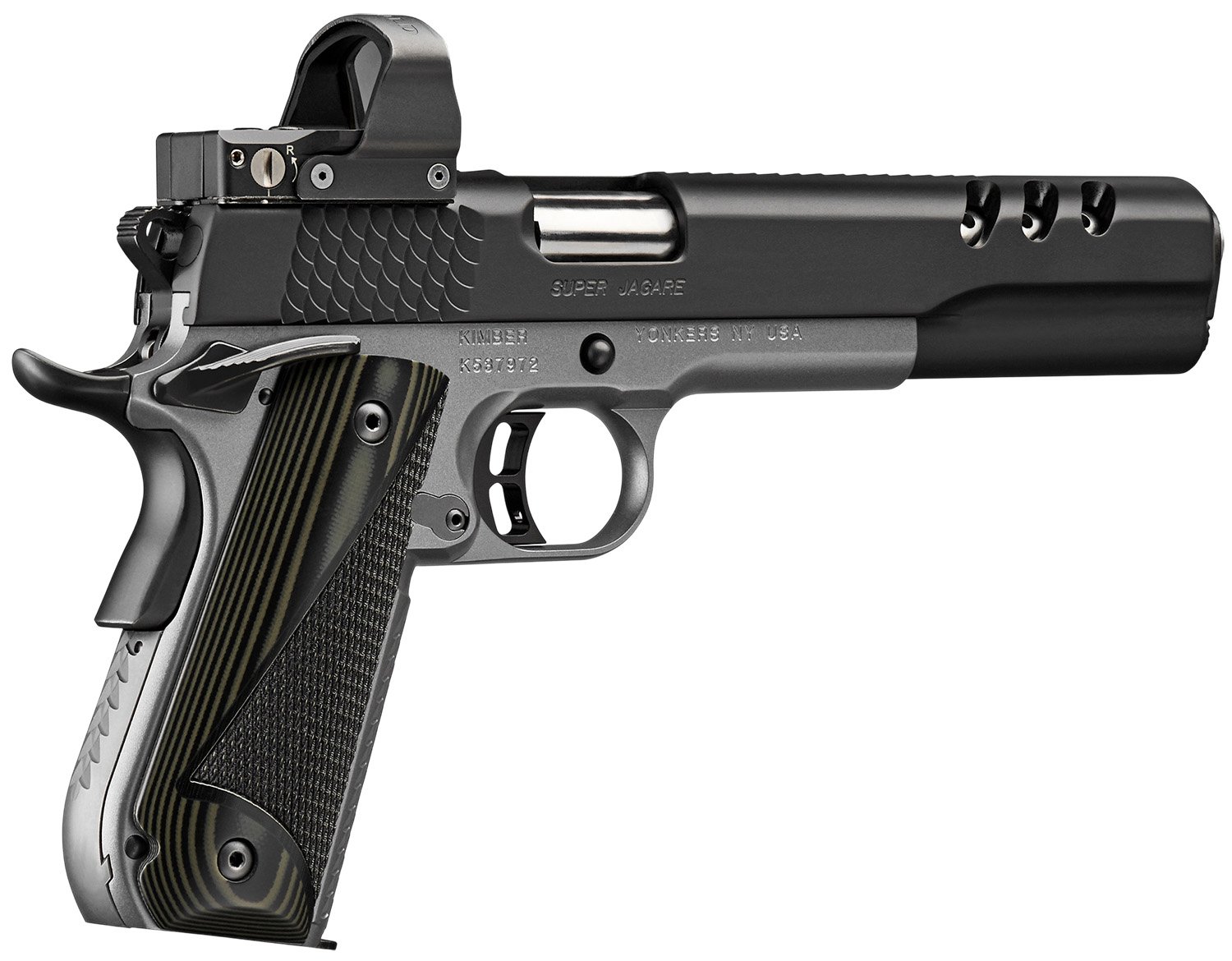 Kimber Mfg Inc 3000278 Super Jagare w/Optic 10mm Auto 8+1 6"...